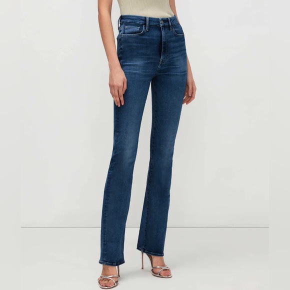 7 For All Mankind  NO FILTER ULTRA HIGH RISE SKINNY BOOT IN SOPHIE BLUE Sz 27 - Picture 1 of 2